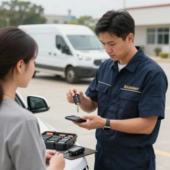 Automotive locksmith in Chicopee MA providing car lockout and key replacement services