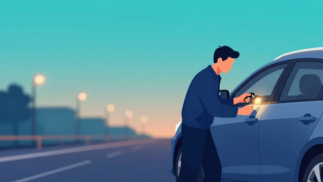 Automotive locksmith in Springfield providing car lockout, key replacement, and ignition services