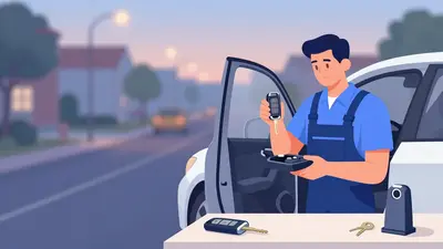Car key replacement service in Springfield by professional automotive locksmith